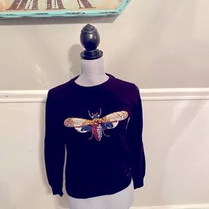 Maison de Cafune beaded sweater